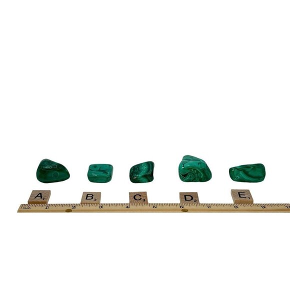 Malachite, Polished, Tumbled Stone, AAA Quality, From The Congo, 1 Per Order - Picture 3 of 10